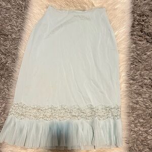 Light blue half slip